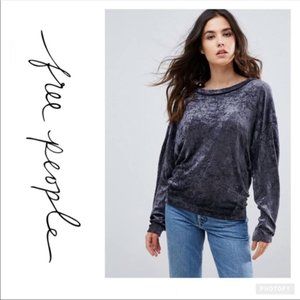We The Free Free People Crushed Velour Sweater